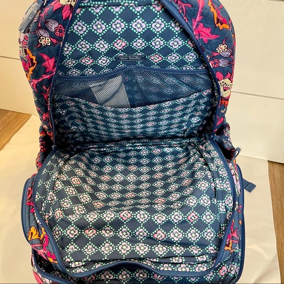 Vera Bradley XL Campus Backpack Dragon Fruit - Picture 9 of 10